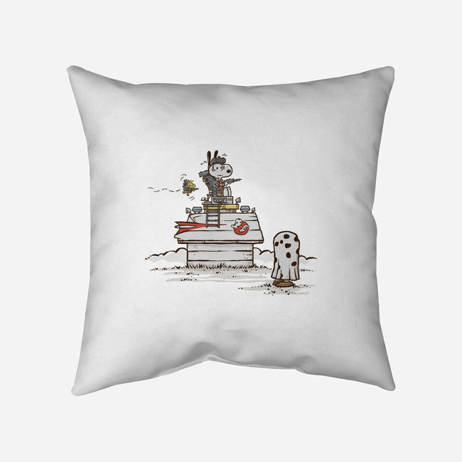 A Little Afraid Of That Ghost-none removable cover w insert throw pillow-kg07