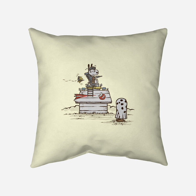 A Little Afraid Of That Ghost-none removable cover throw pillow-kg07