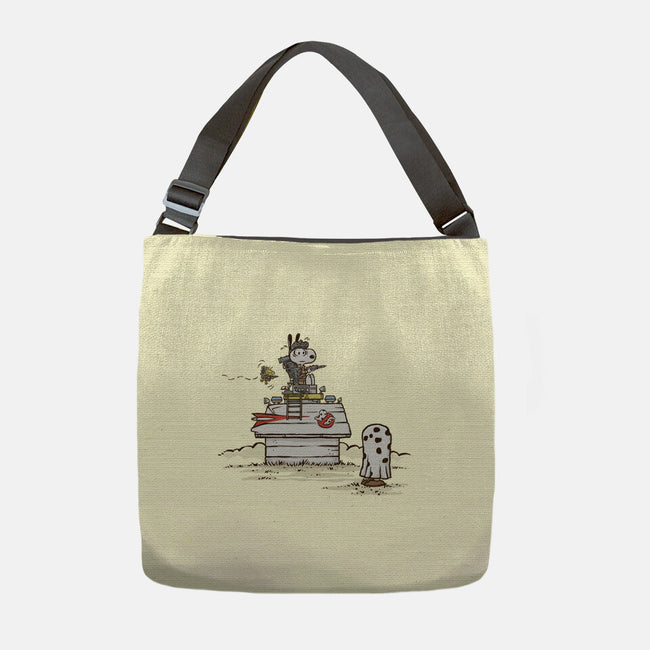 A Little Afraid Of That Ghost-none adjustable tote-kg07