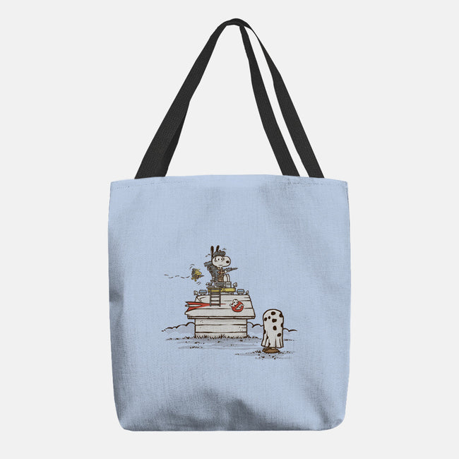 A Little Afraid Of That Ghost-none basic tote-kg07