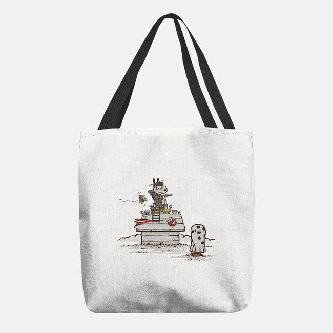 A Little Afraid Of That Ghost-none basic tote-kg07
