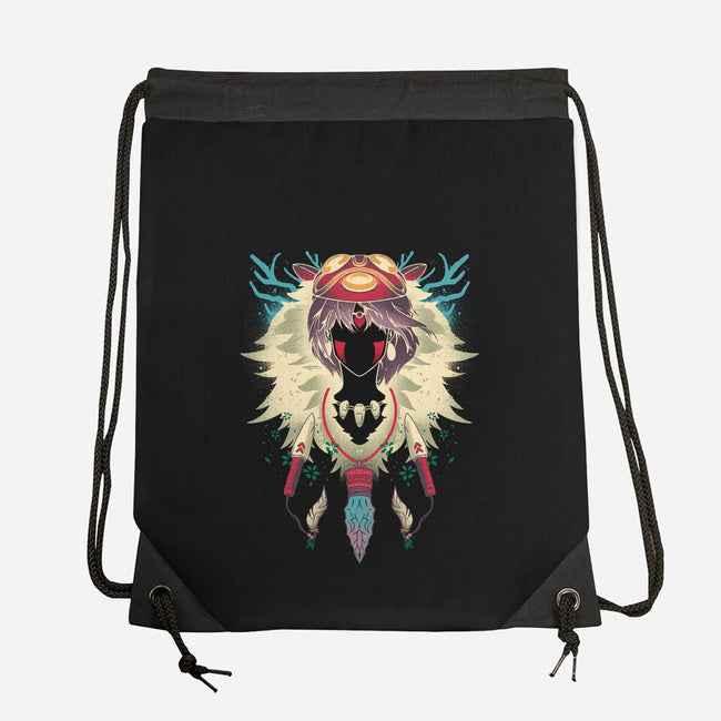 Pretty Hunter-none drawstring bag-RamenBoy