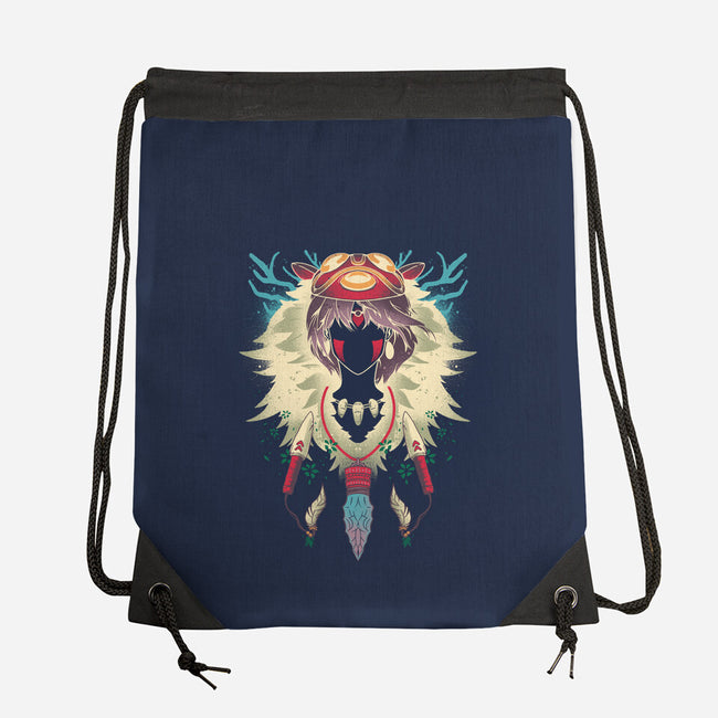 Pretty Hunter-none drawstring bag-RamenBoy