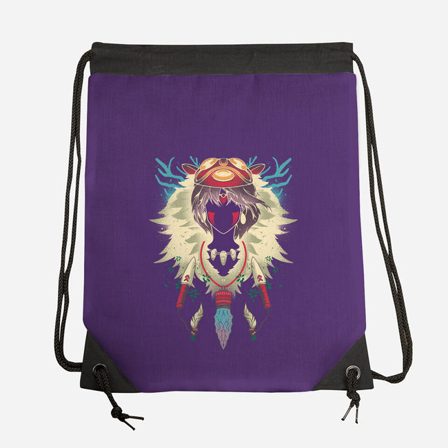 Pretty Hunter-none drawstring bag-RamenBoy