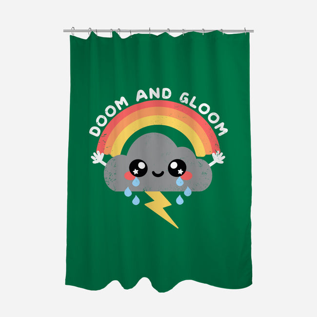 Doom And Gloom-none polyester shower curtain-NemiMakeit