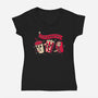 Midnight Movie-womens v-neck tee-DinoMike