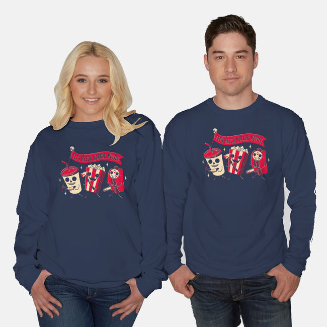 Midnight Movie-unisex crew neck sweatshirt-DinoMike