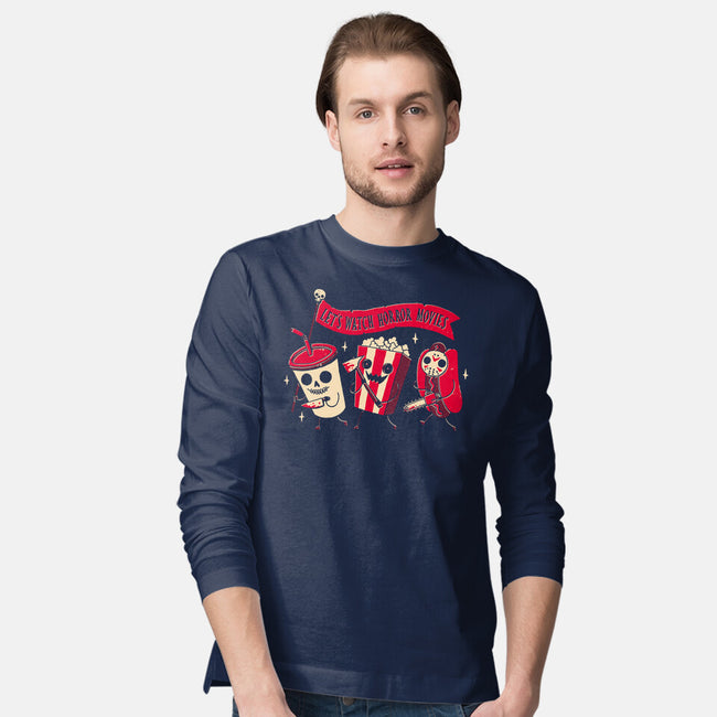 Midnight Movie-mens long sleeved tee-DinoMike