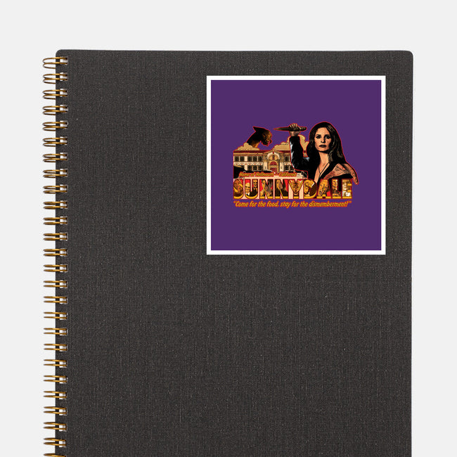 Visit Sunnydale-none glossy sticker-goodidearyan
