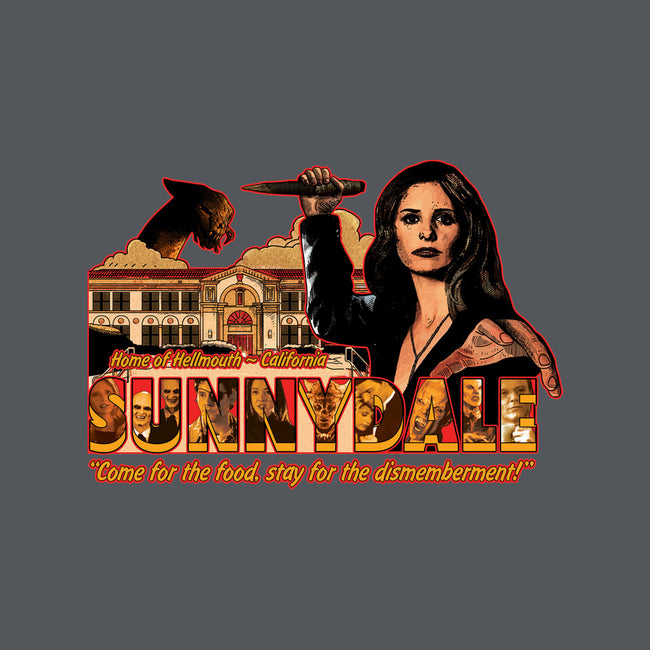 Visit Sunnydale-none zippered laptop sleeve-goodidearyan