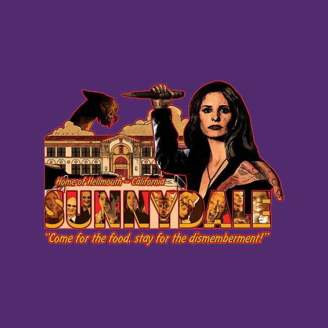 Visit Sunnydale-none zippered laptop sleeve-goodidearyan