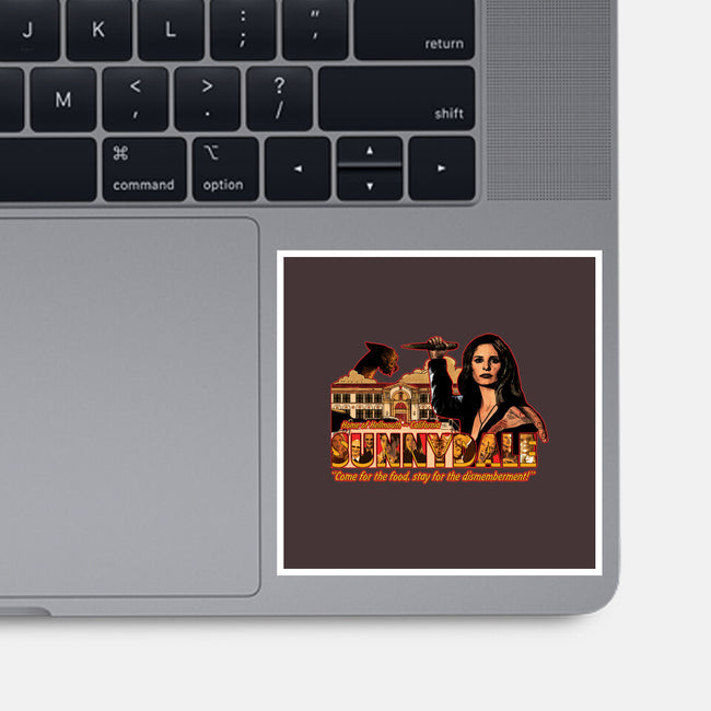 Visit Sunnydale-none glossy sticker-goodidearyan