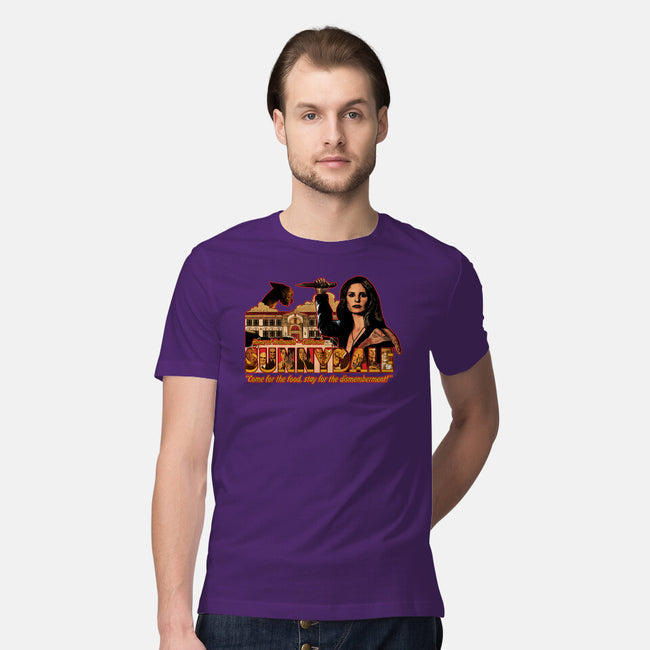 Visit Sunnydale-mens premium tee-goodidearyan