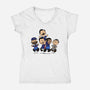 The Best Coach-womens v-neck tee-MarianoSan