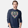 The Lovely Ghost-mens long sleeved tee-glitchygorilla