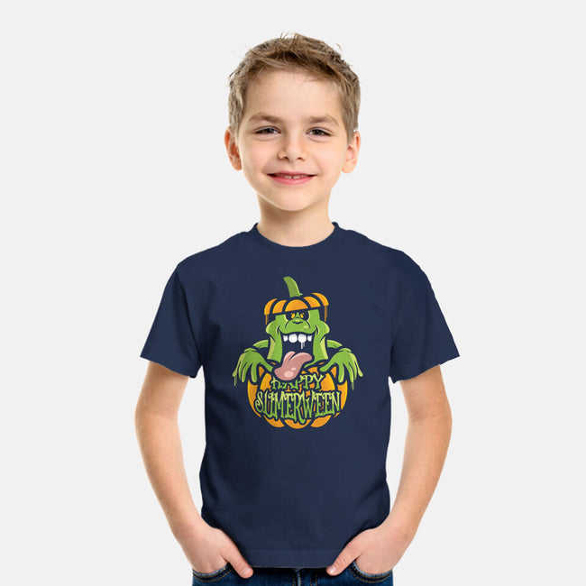 Happy Slimerween-youth basic tee-jrberger