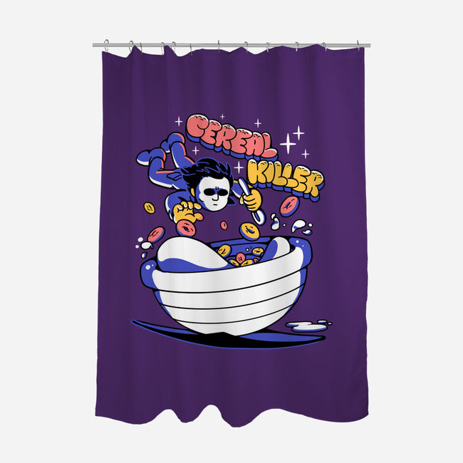 Cereal Killer-none polyester shower curtain-estudiofitas