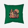 Spooky House-none removable cover w insert throw pillow-eduely