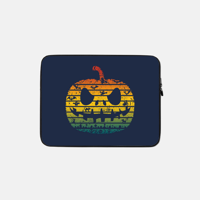 Retro Halloween-none zippered laptop sleeve-NMdesign