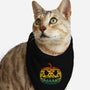 Retro Halloween-cat bandana pet collar-NMdesign