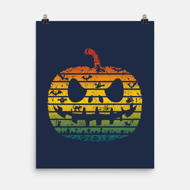 Retro Halloween-none matte poster-NMdesign