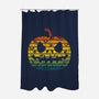 Retro Halloween-none polyester shower curtain-NMdesign