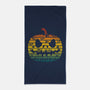 Retro Halloween-none beach towel-NMdesign