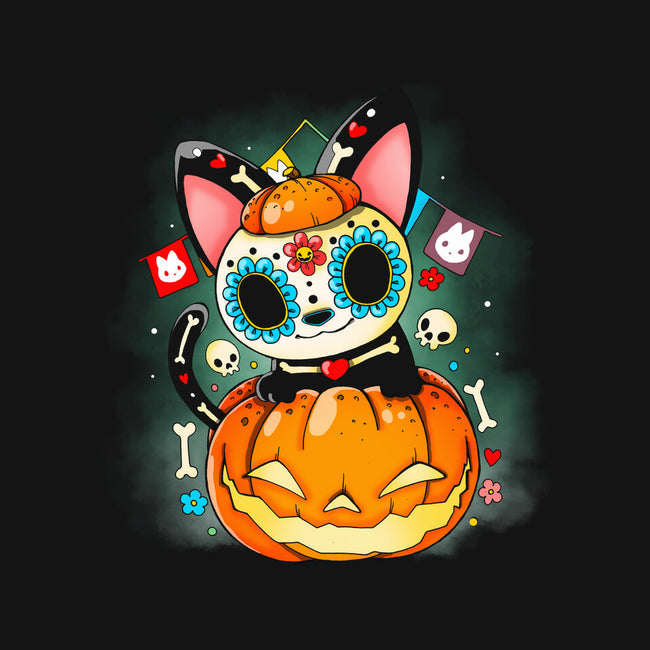 Dia De Los Meows-none drawstring bag-Vallina84
