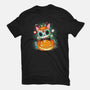 Dia De Los Meows-womens fitted tee-Vallina84
