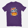 Dia De Los Meows-womens basic tee-Vallina84