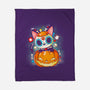 Dia De Los Meows-none fleece blanket-Vallina84