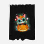 Dia De Los Meows-none polyester shower curtain-Vallina84