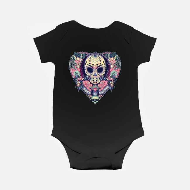 The Lovely Camper-baby basic onesie-glitchygorilla