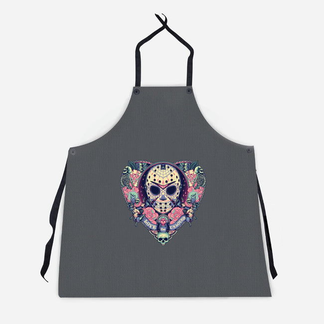 The Lovely Camper-unisex kitchen apron-glitchygorilla