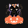 Pumpkin Cat-baby basic onesie-xMorfina