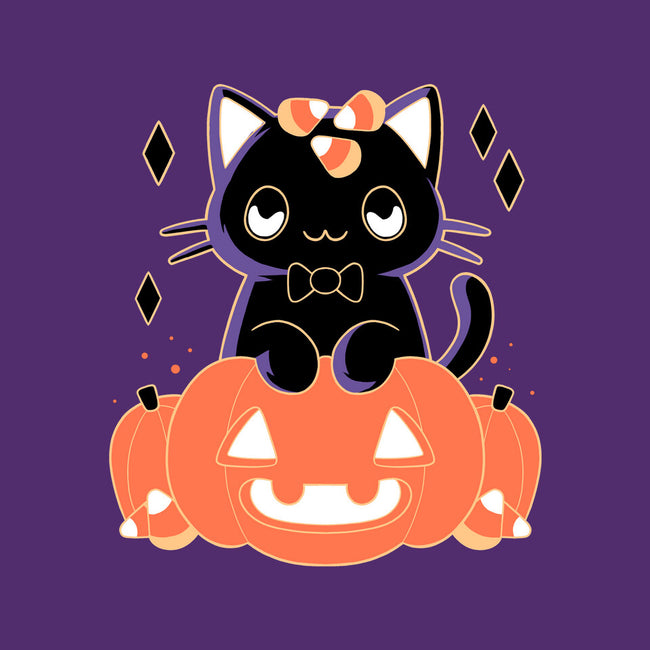 Pumpkin Cat-none glossy sticker-xMorfina