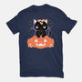 Pumpkin Cat-mens basic tee-xMorfina