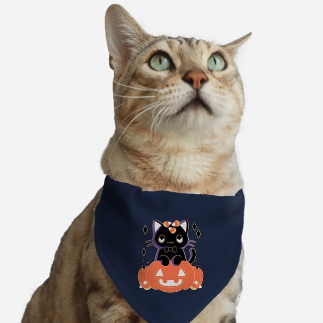 Pumpkin Cat-cat adjustable pet collar-xMorfina