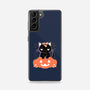 Pumpkin Cat-samsung snap phone case-xMorfina