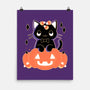 Pumpkin Cat-none matte poster-xMorfina