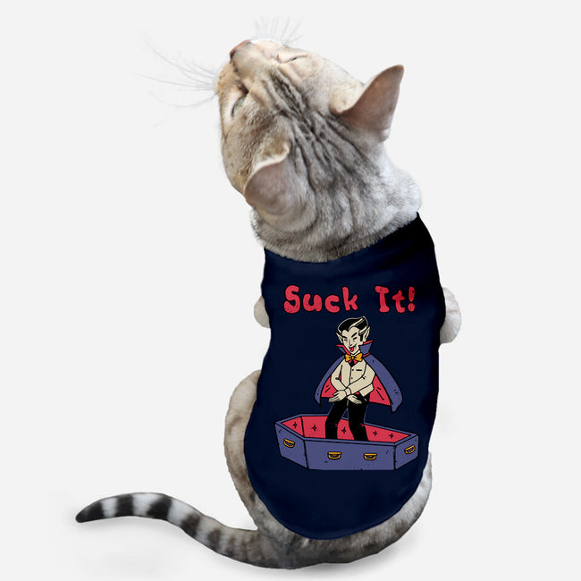 Suck It!-cat basic pet tank-vp021