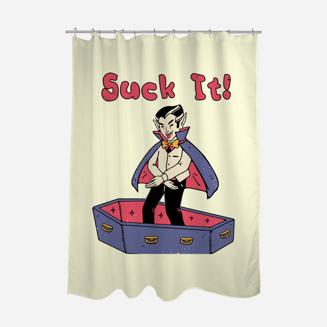 Suck It!-none polyester shower curtain-vp021