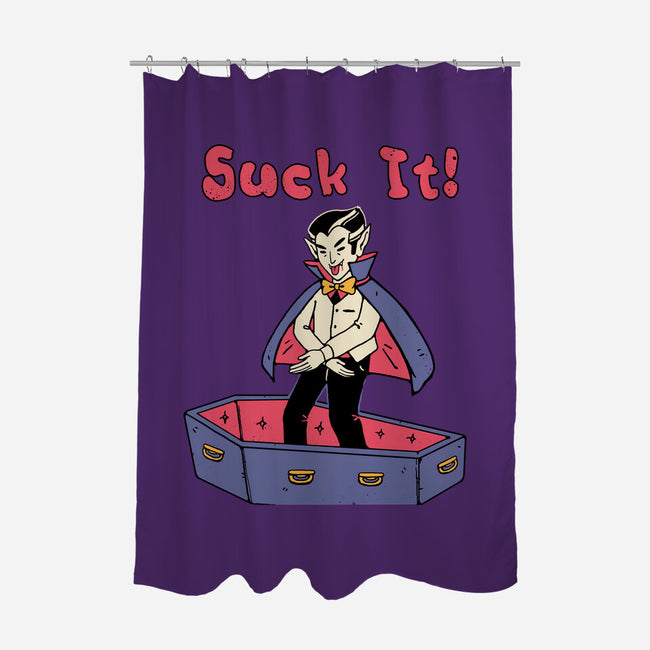 Suck It!-none polyester shower curtain-vp021