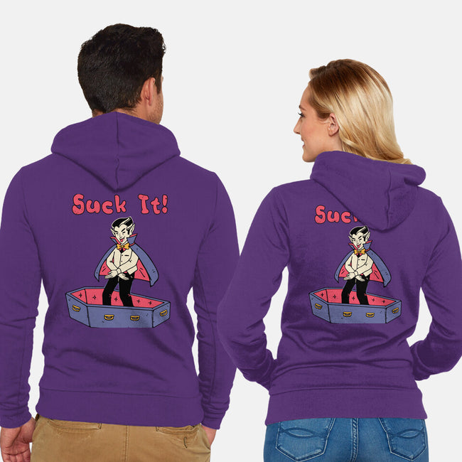 Suck It!-unisex zip-up sweatshirt-vp021