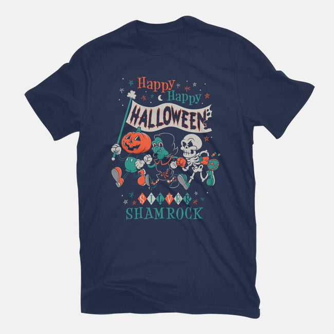 Happy Happy Halloween-womens basic tee-Nemons