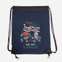 Happy Happy Halloween-none drawstring bag-Nemons
