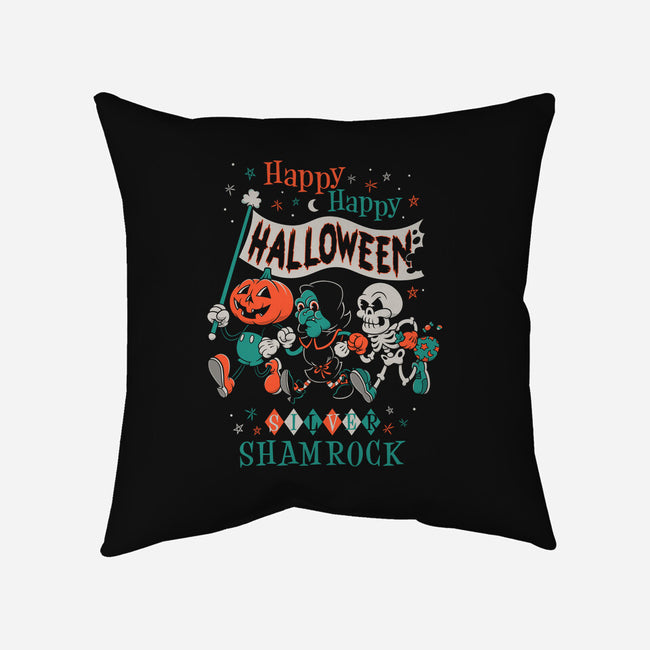 Happy Happy Halloween-none removable cover w insert throw pillow-Nemons