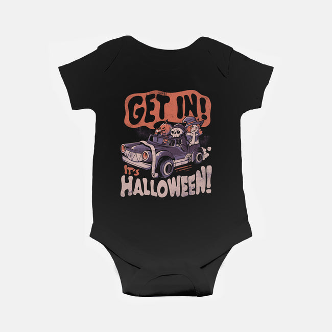 Get In! Its Halloween-baby basic onesie-eduely