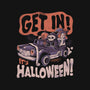 Get In! Its Halloween-womens racerback tank-eduely