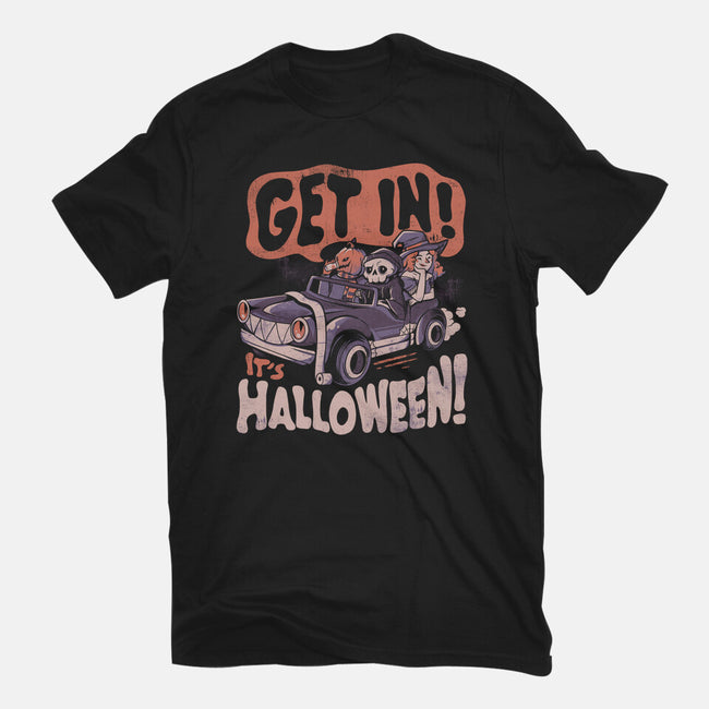 Get In! Its Halloween-youth basic tee-eduely